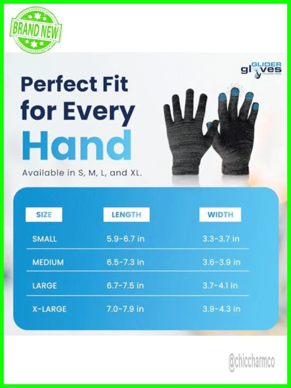 Touch Screen Gloves with Anti-Slip Palm, 10-Finger Gaming Gloves Winter